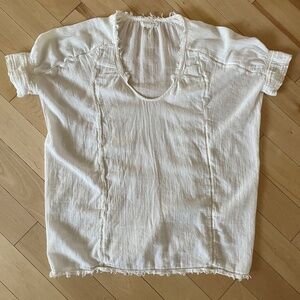 Aritzia Azure Skies boho top size x-small